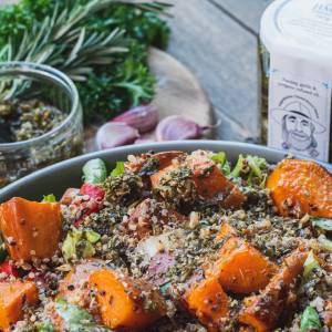Quinoa and sweet potato salad