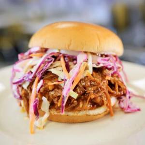 Pulled pork sandwich