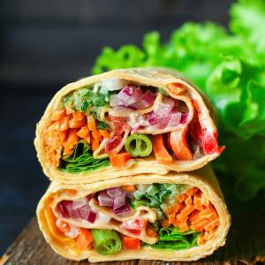 Vegetarian wrap