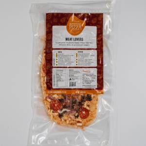 Meat lovers frozen pizza